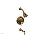 Phylrich - Pb T/Shwr To, Marble Lever Hdl - French Brass