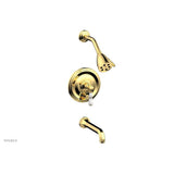Phylrich - Pb T/Shwr To, Marble Lever Hdl - Polished Gold
