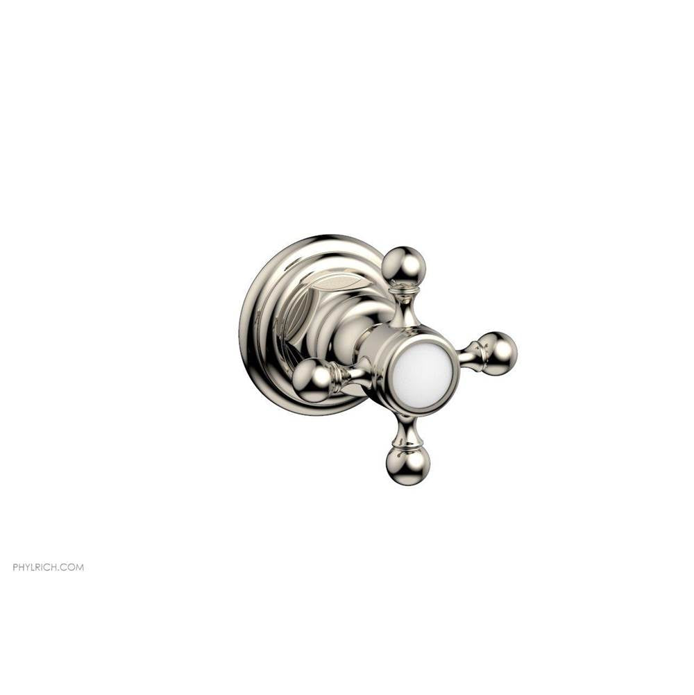Phylrich - Div/Vol Cross Hdl To - Polished Nickel