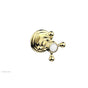 Phylrich - Div/Vol Cross Hdl To - Polished Brass