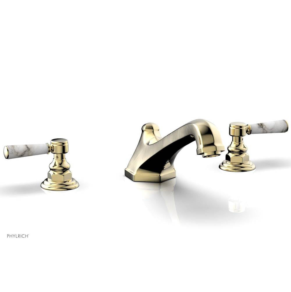 Phylrich - Deck Tub Set To Lv Hdl - Polished Brass Uncoated