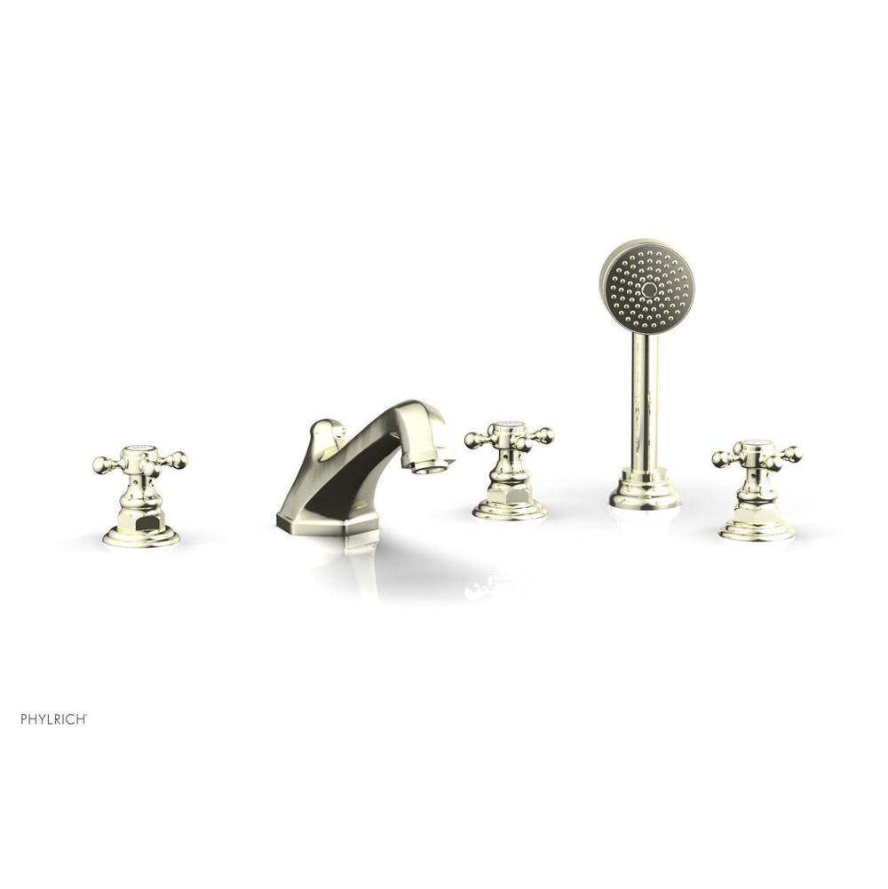 Phylrich - Deck Tub W/Hs To Cr Hdl - Burnished Nickel