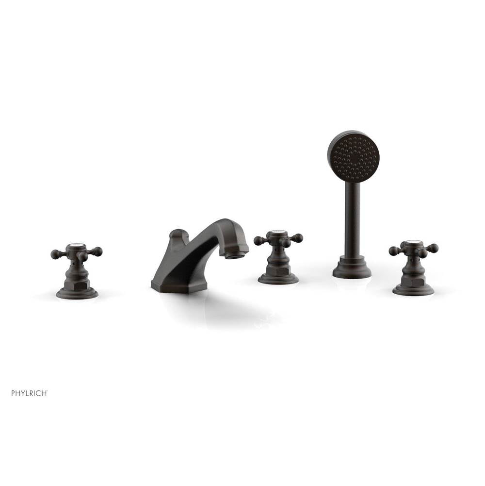 Phylrich - Deck Tub W/Hs To Cr Hdl - Oil Rubbed Bronze