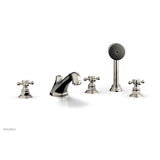Phylrich - Deck Tub W/Hs To Cr Hdl - Polished Nickel