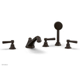 Phylrich - Deck Tub W/Hs To Cr Hdl - Antique Bronze