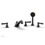 Phylrich - Deck Tub W/Hs To Cr Hdl - Oil Rubbed Bronze