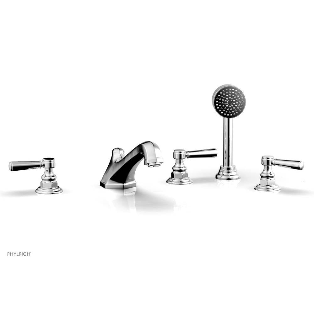Phylrich - Deck Tub W/Hs To Cr Hdl - Polished Chrome