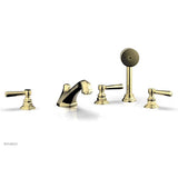 Phylrich - Deck Tub W/Hs To Cr Hdl - Polished Brass
