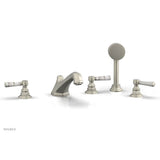 Phylrich - Deck Tub W/Hs To Mrbl Hdl - Burnished Nickel