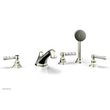 Phylrich - Deck Tub W/Hs To Mrbl Hdl - Satin Nickel