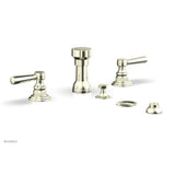 Phylrich - 4 Hole Bidet, Cross Hdl - Burnished Nickel