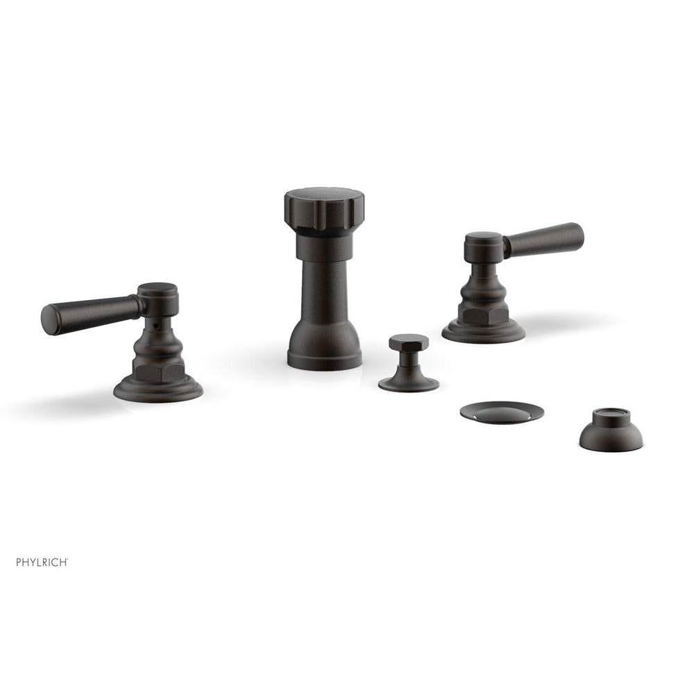 Phylrich - 4 Hole Bidet, Cross Hdl - Oil Rubbed Bronze