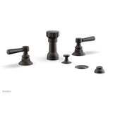 Phylrich - 4 Hole Bidet, Cross Hdl - Oil Rubbed Bronze