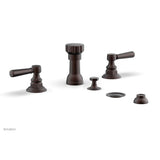 Phylrich - 4 Hole Bidet, Cross Hdl - Weathered Copper