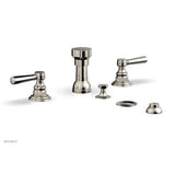 Phylrich - 4 Hole Bidet, Cross Hdl - Polished Nickel