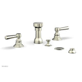Phylrich - 4 Hole Bidet, Cross Hdl - Satin Nickel