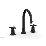 Phylrich - Widespread Faucet Hex Modcross Hdls - Matte Black