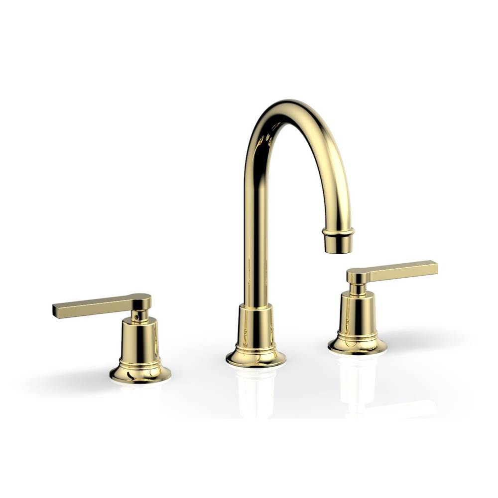 Phylrich - Widespread Faucet Hex Modlever Hdls - Polished Brass