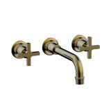 Phylrich - Wall Lav To, Cross Hdl - Antique Brass