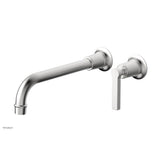 Phylrich - Single Lever Hdl W/L W 10'' Spt Hex Modern - Satin chrome