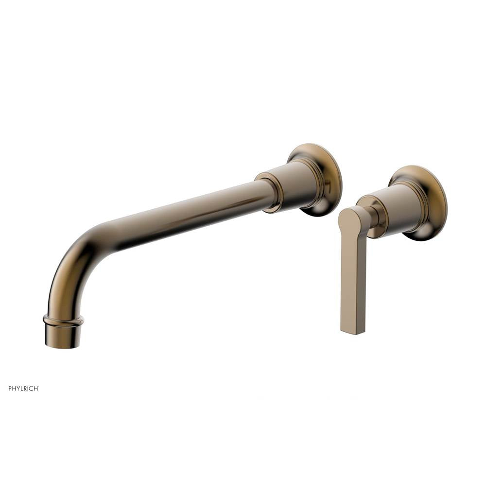 Phylrich - Single Lever Hdl W/L W 10'' Spt Hex Modern - Antique Brass