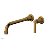 Phylrich - Single Lever Hdl W/L W 10'' Spt Hex Modern - French Brass