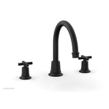 Phylrich - D/Tub Set To, Cross Hdl - Matte Black