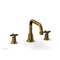 Phylrich - D/Tub Set To, Cross Hdl  Flat Spout - French Brass