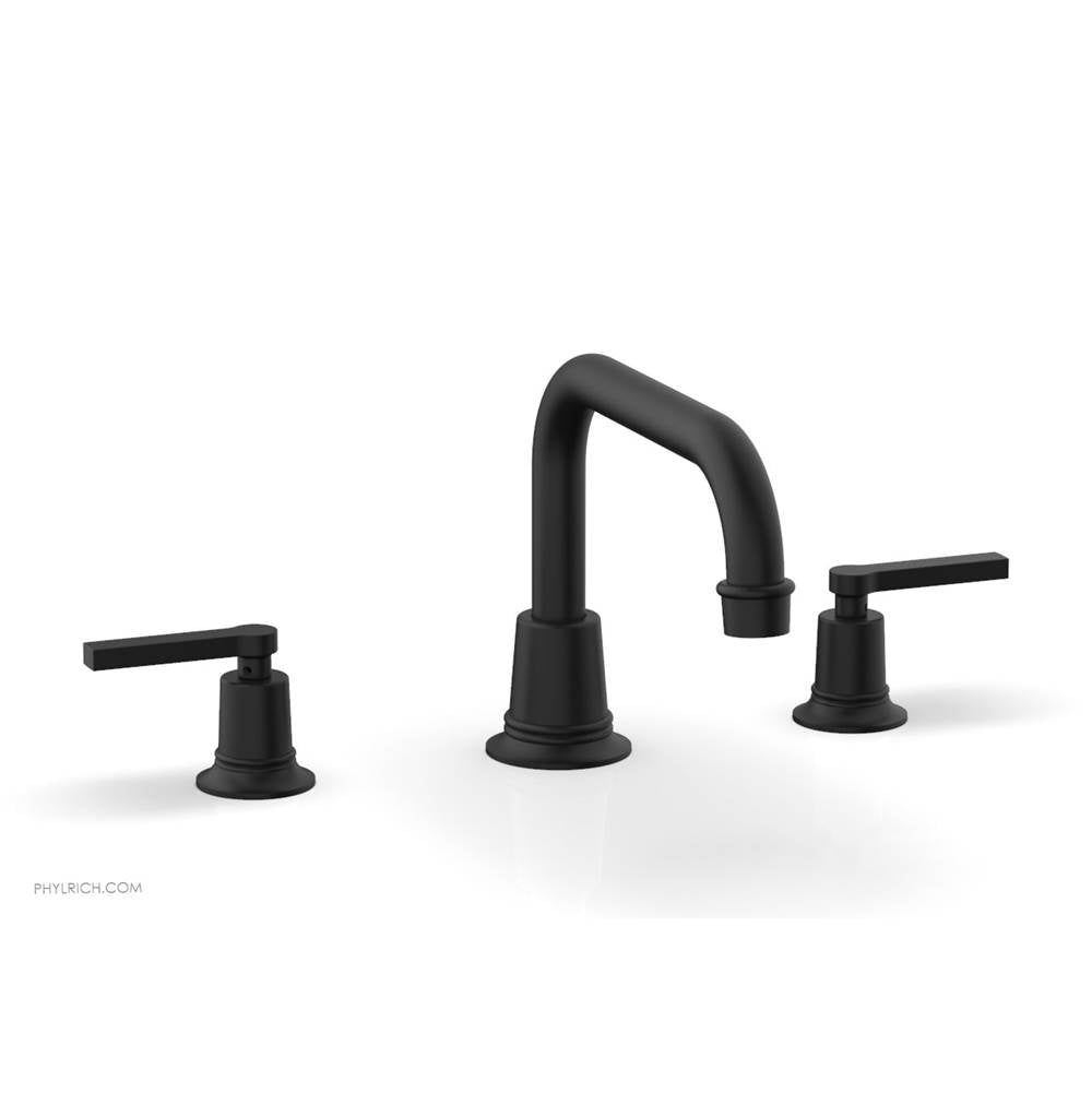 Phylrich - D/Tub Set To, Lever Hdl  Flat Spout - Matte Black