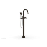 Phylrich - Floor Mount Tub Filler Cross Hdl - Antique Bronze
