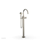 Phylrich - Floor Mount Tub Filler Cross Hdl - Polished Nickel