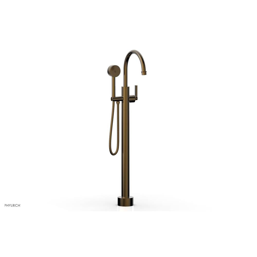 Phylrich - Floor Mount Tub Filler Lever Hdl - Antique Brass