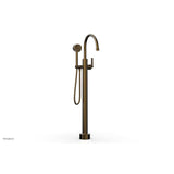 Phylrich - Floor Mount Tub Filler Lever Hdl - Antique Brass