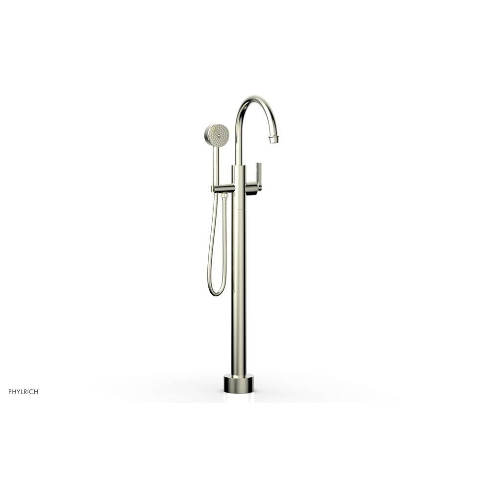 Phylrich - Floor Mount Tub Filler Lever Hdl - Satin Nickel