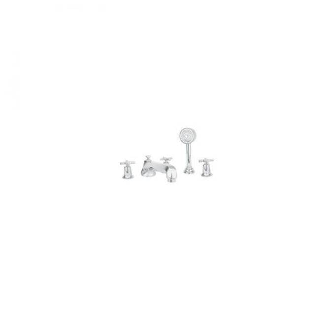Phylrich - D/Tub W Hs To, Lev Hdl - Polished Nickel
