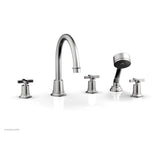 Phylrich - D/Tub W Hs To, Cro Hdl - Satin chrome