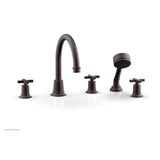 Phylrich - D/Tub W Hs To, Cro Hdl - Weathered Copper