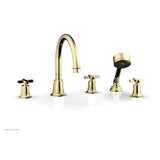 Phylrich - D/Tub W Hs To, Cro Hdl - Polished Brass
