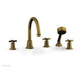 Phylrich - D/Tub W Hs To, Cro Hdl - French Brass