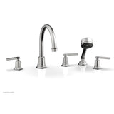 Phylrich - D/Tub W Hs To, Lev Hdl - Satin chrome
