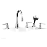 Phylrich - D/Tub W Hs To, Lev Hdl - Polished Chrome