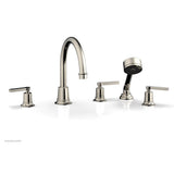 Phylrich - D/Tub W Hs To, Lev Hdl - Polished Nickel