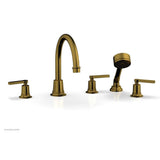 Phylrich - D/Tub W Hs To, Lev Hdl - French Brass