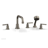 Phylrich - D/Tub W Hs To, Lev Hdl Flat Spout - Pewter