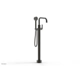 Phylrich - Floor Mounted Tub Filler Lever Hdl W/Handshwr-Tall - Antique Bronze