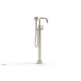 Phylrich - Floor Mounted Tub Filler Lever Hdl W/Handshwr-Tall - Polished Nickel