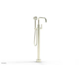 Phylrich - Floor Mounted Tub Filler Lever Hdl W/Handshwr-Tall - Satin Nickel