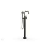 Phylrich - Floor Mount Tub Filler Lever Hdl, Flat Spout - Pewter