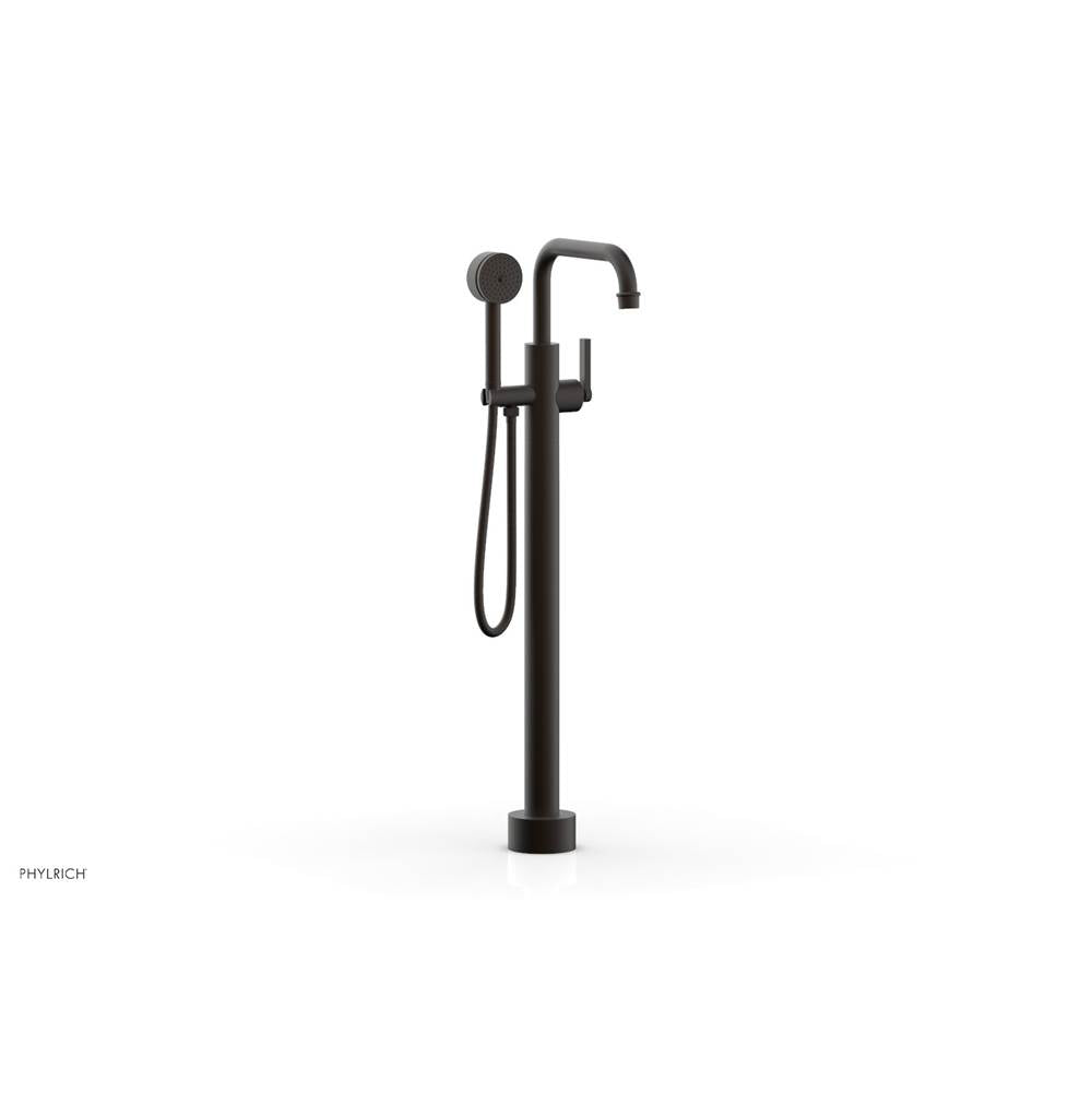 Phylrich - Floor Mount Tub Filler Lever Hdl, Flat Spout - Oil Rubbed Bronze