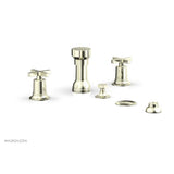 Phylrich - 4 Hole Bidet, Cross Hdl - Burnished Nickel